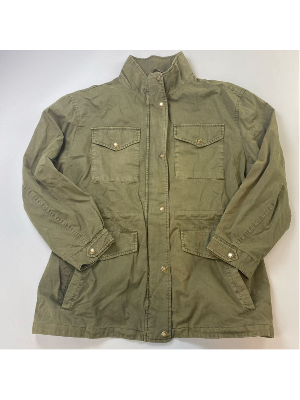 Levi’s Utility Jacket Womens XL Green Gorpcore Military Neutral Anorak Granola